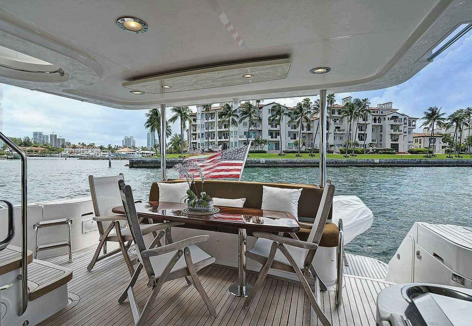 a boat on the water aboard DREAM Yacht for Sale