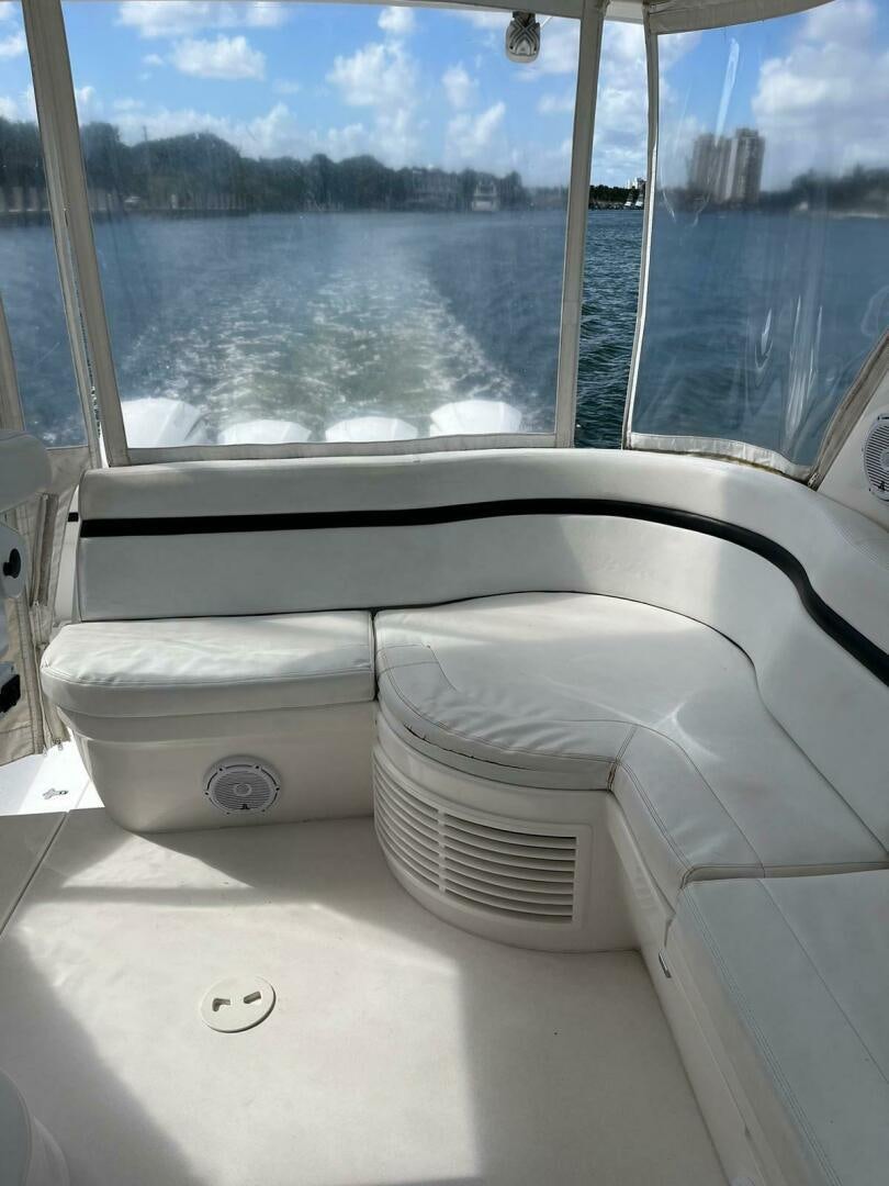 a seat on a boat aboard Forget about it. Yacht for Sale