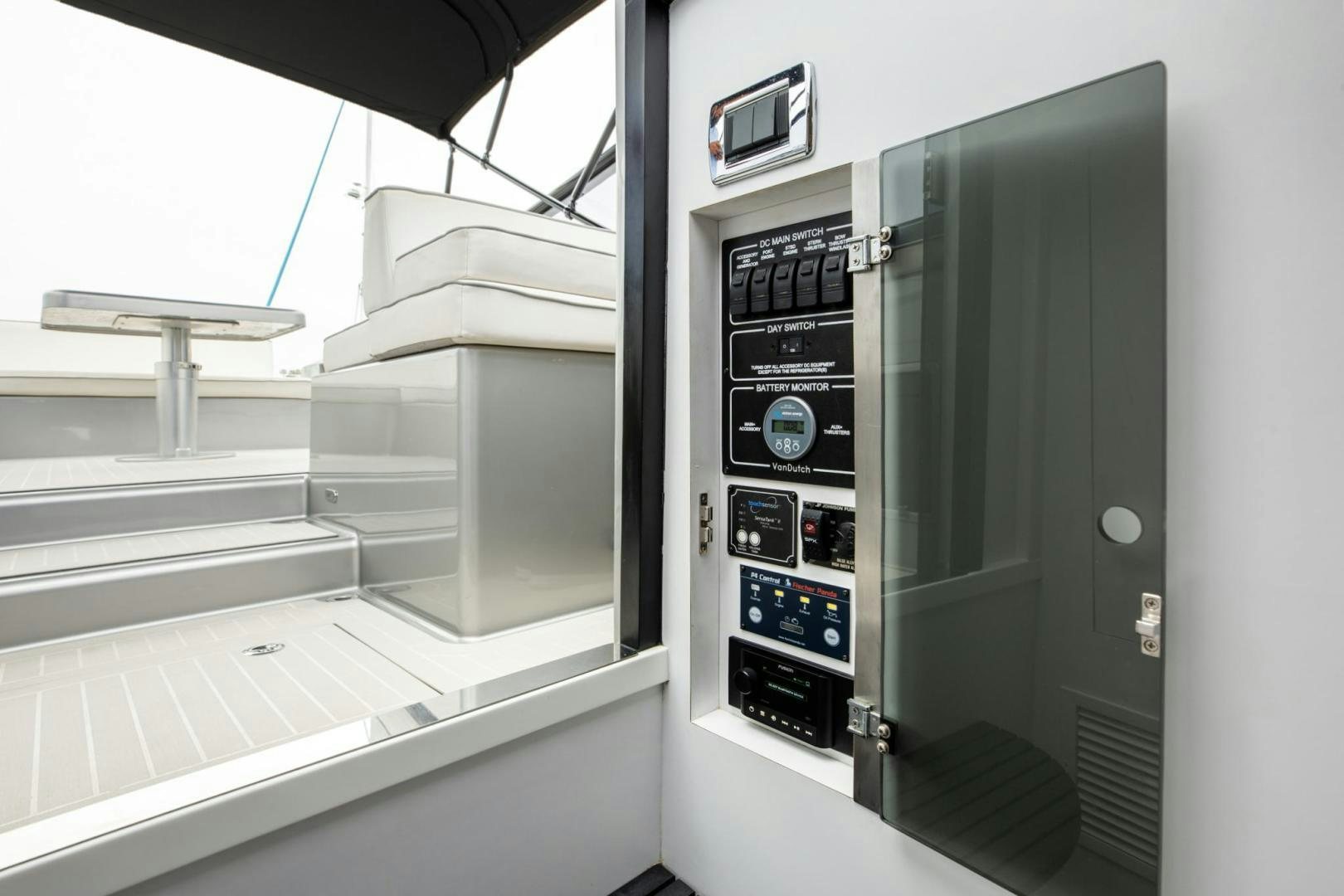 a machine in a room aboard SVG II Yacht for Sale