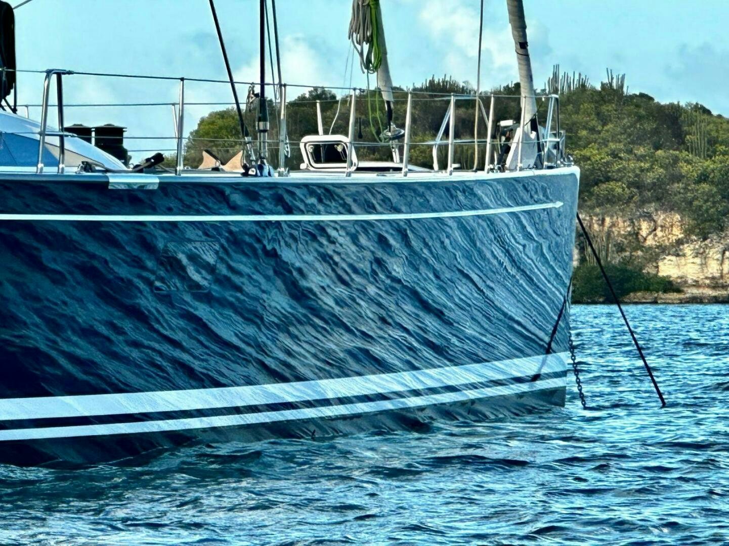 a boat with ropes attached to it aboard LEONARA Yacht for Sale