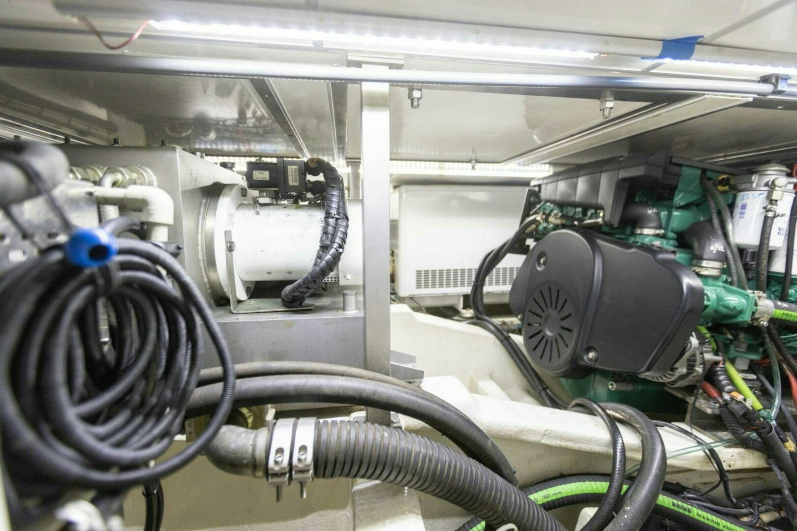 a close-up of a machine aboard LEONARA Yacht for Sale