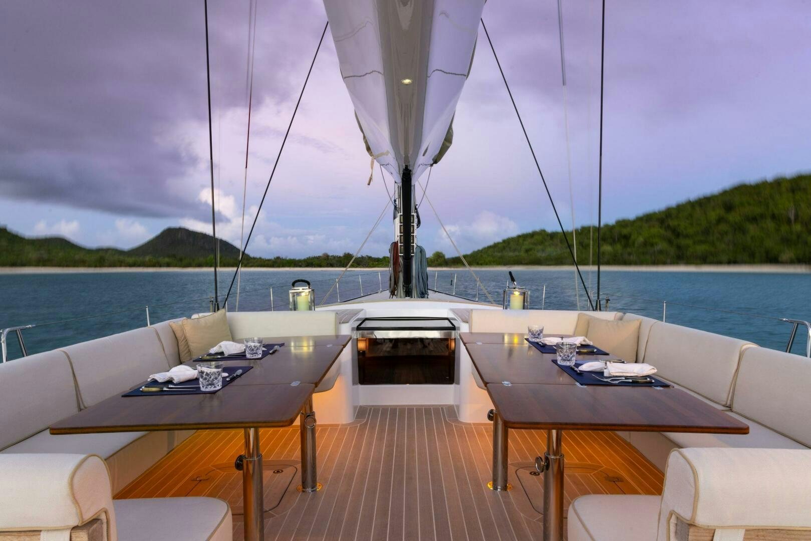 a boat on the water aboard LEONARA Yacht for Sale