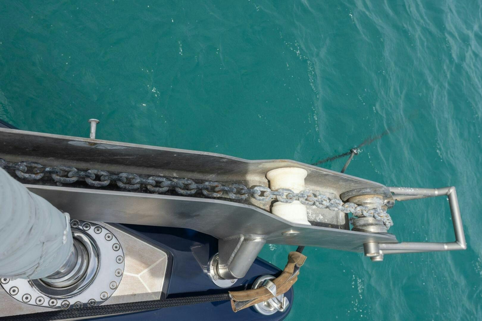 a machine with a metal handle aboard LEONARA Yacht for Sale