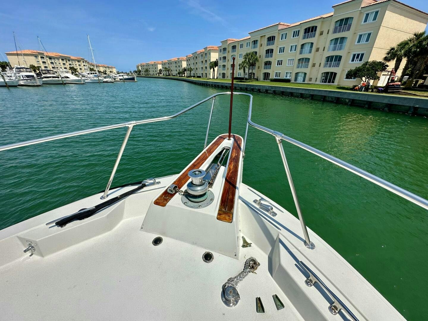 a boat on the water aboard CONUNDRUM Yacht for Sale