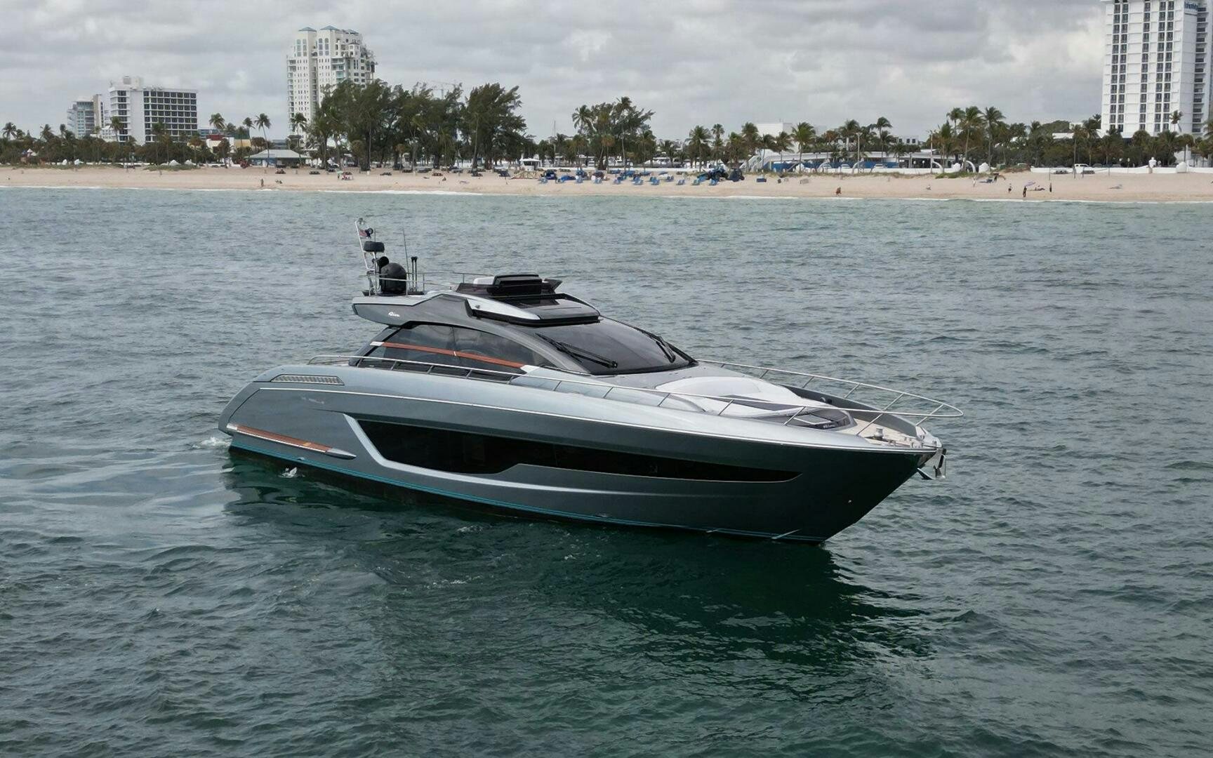 a boat on the water aboard CAVALLO Yacht for Sale