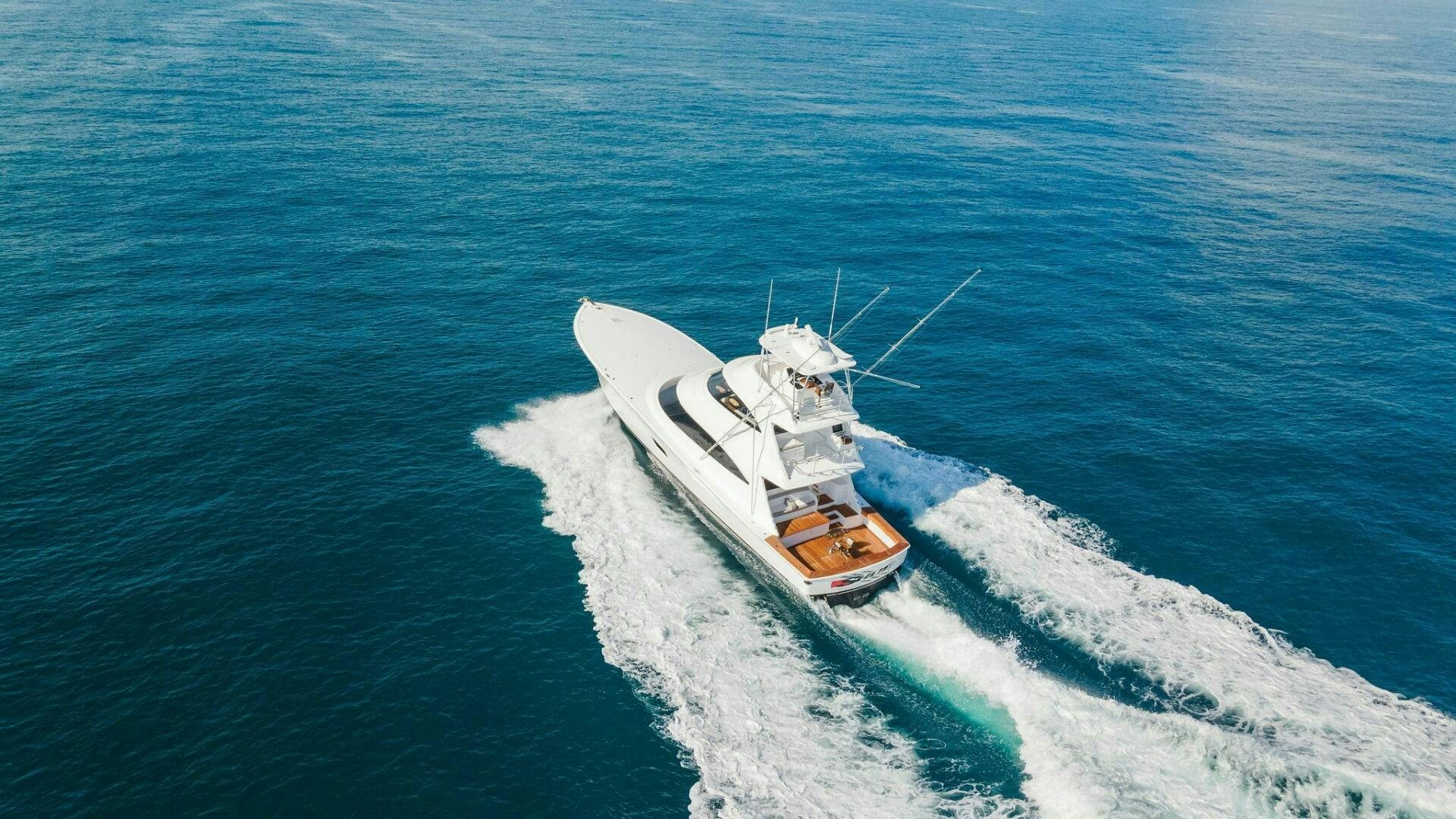 a boat in the water aboard SHOE  Yacht for Sale