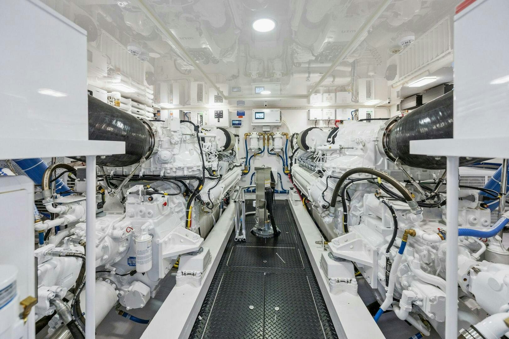 a room with machinery aboard SHOE  Yacht for Sale