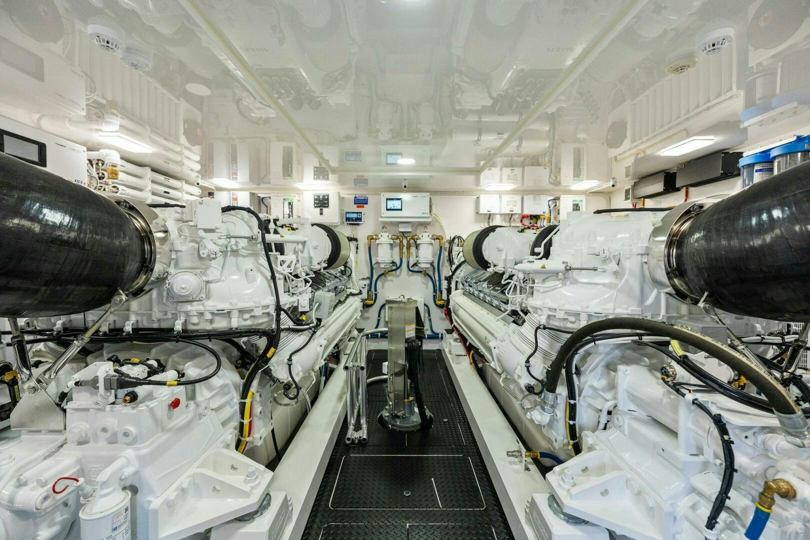 a room with machinery aboard SHOE  Yacht for Sale