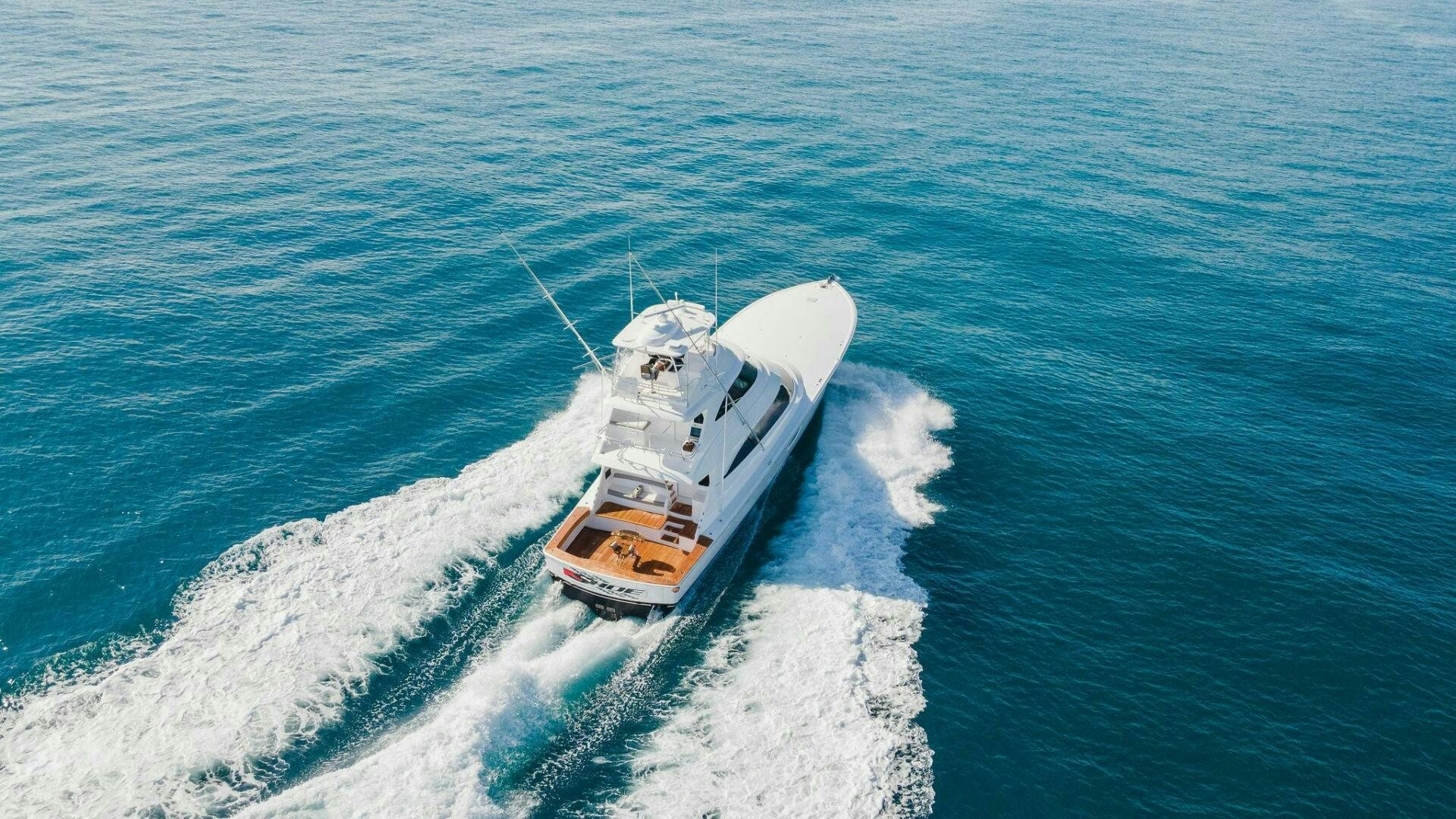 a boat on the water aboard SHOE  Yacht for Sale