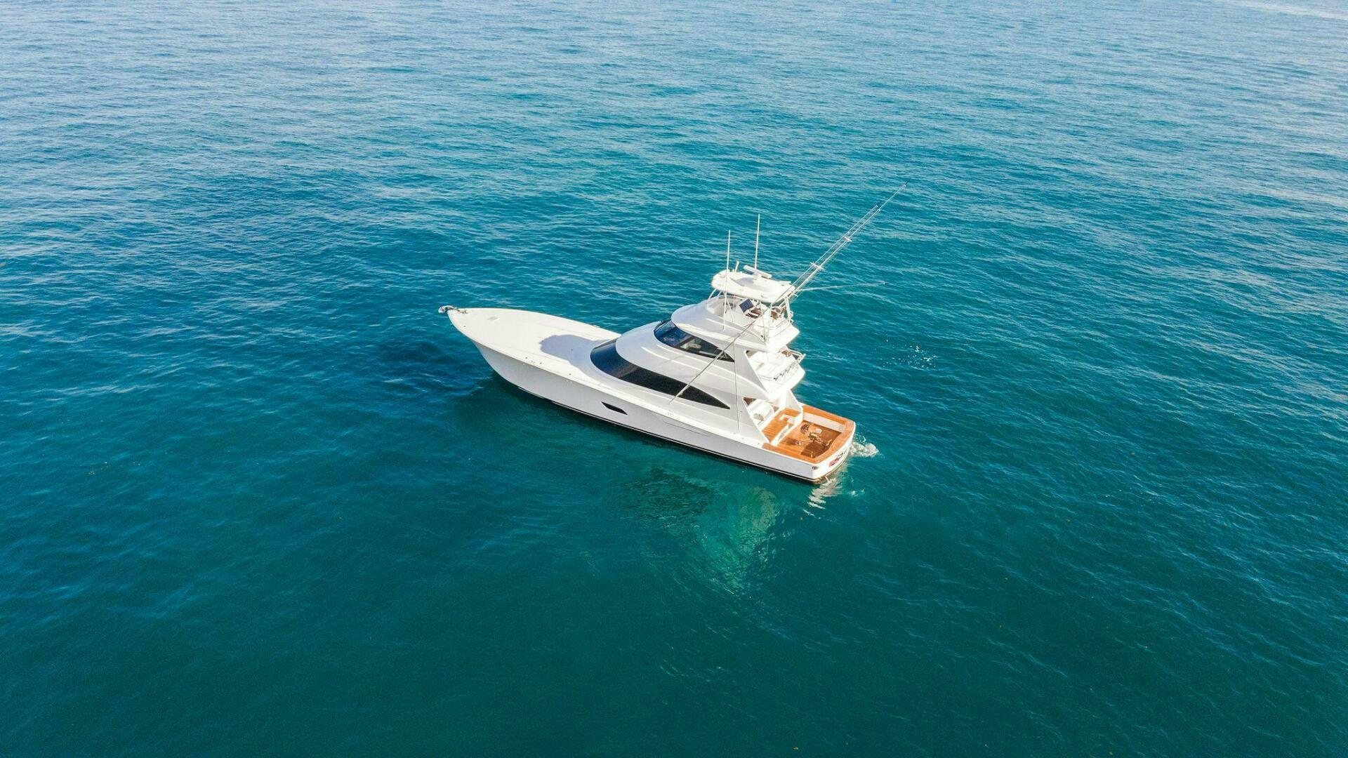 a boat in the water aboard SHOE  Yacht for Sale