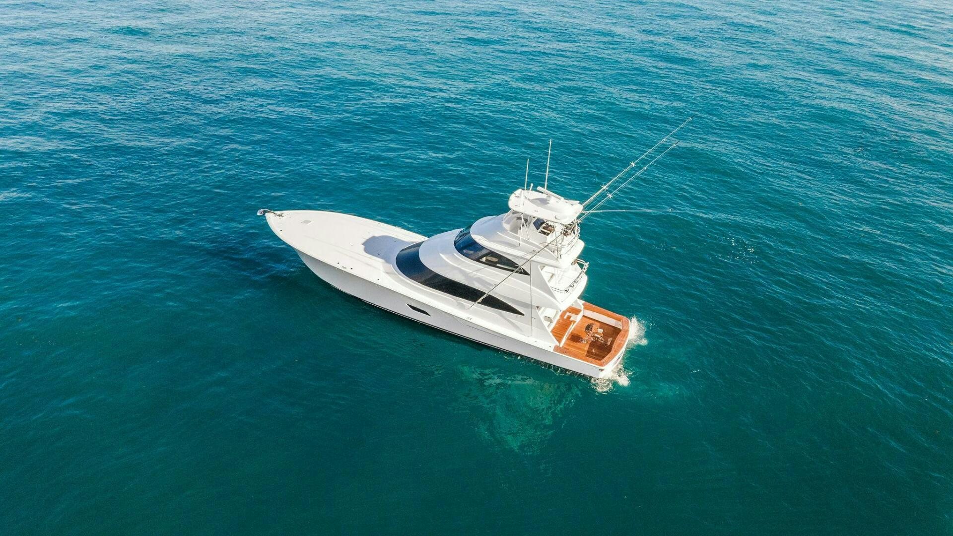 a boat in the water aboard SHOE  Yacht for Sale