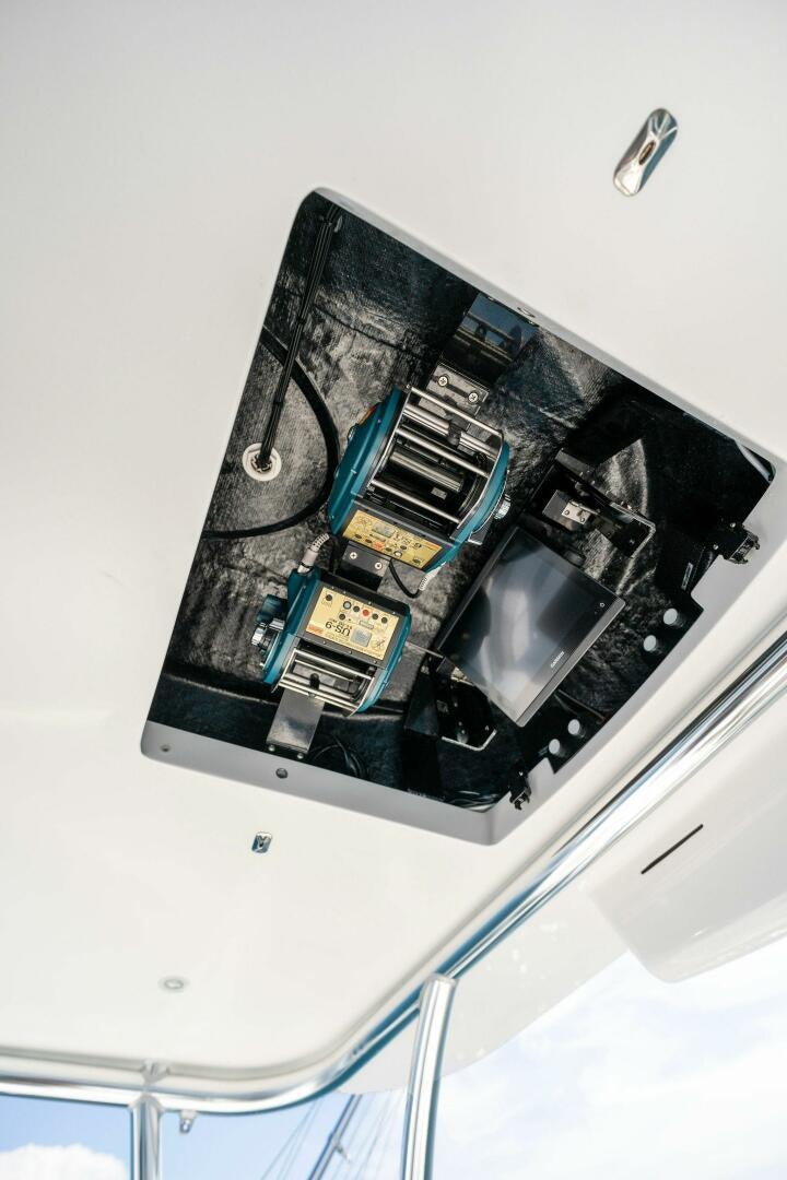 a black and silver electronic device aboard SHOE  Yacht for Sale