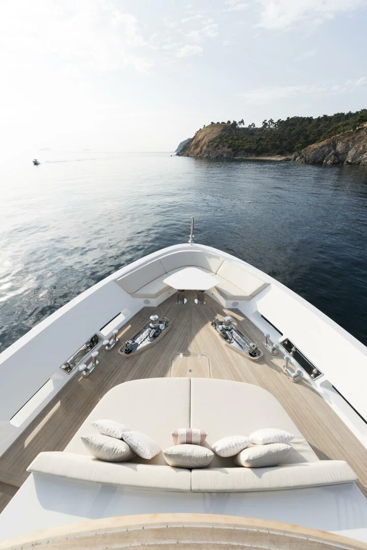 a boat on the water aboard PICCOLO Yacht for Sale