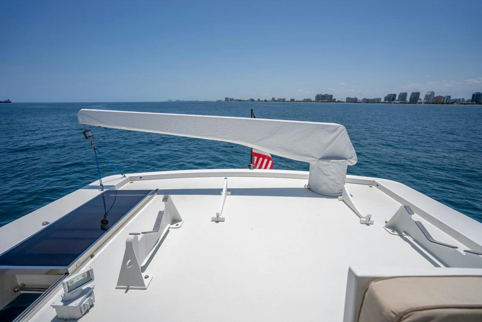 a boat on the water aboard AMERICAN HONEY Yacht for Sale