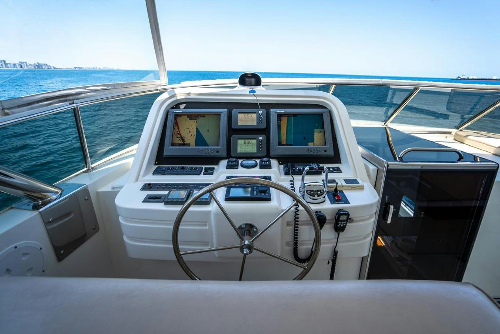 the inside of a boat aboard AMERICAN HONEY Yacht for Sale