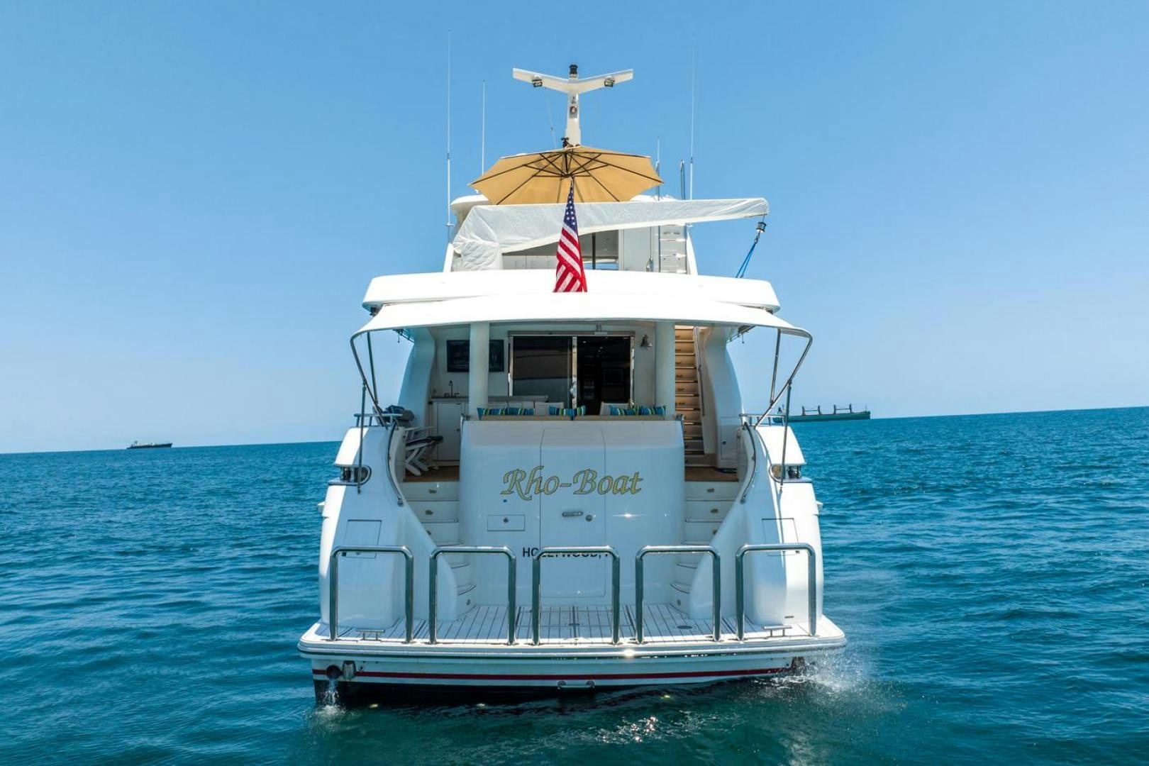 a boat on the water aboard AMERICAN HONEY Yacht for Sale
