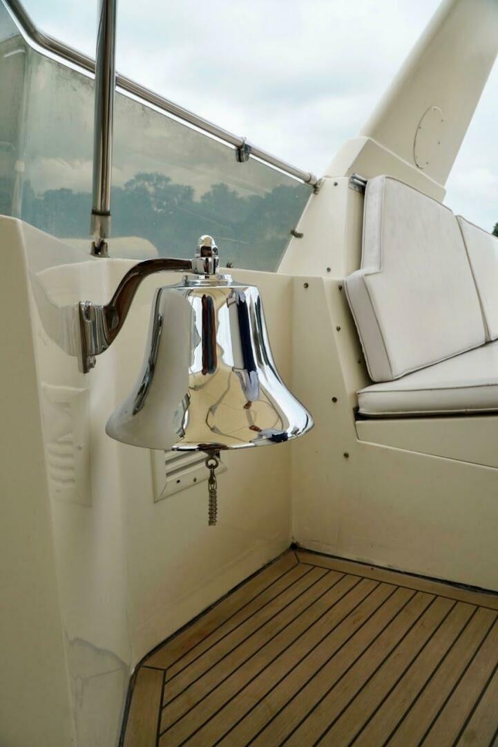 a white toilet with a towel from it aboard JOIE DE VIE Yacht for Sale