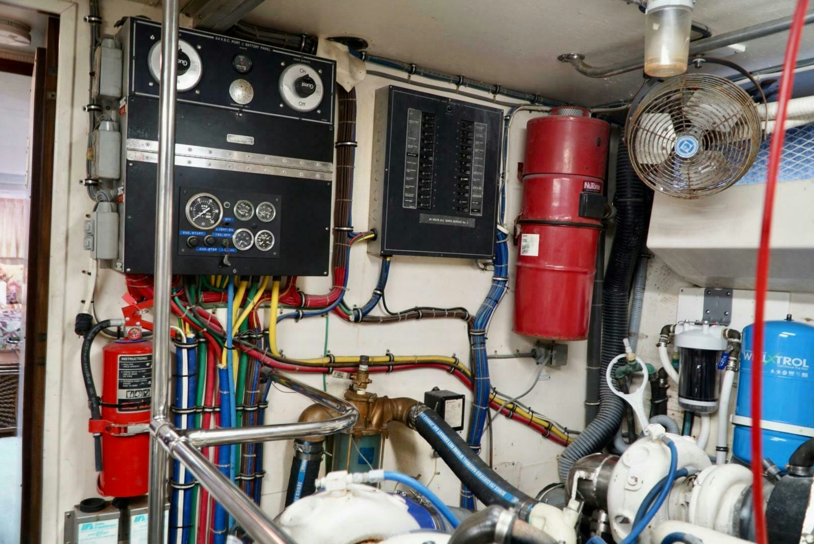 a room with several equipment aboard JOIE DE VIE Yacht for Sale