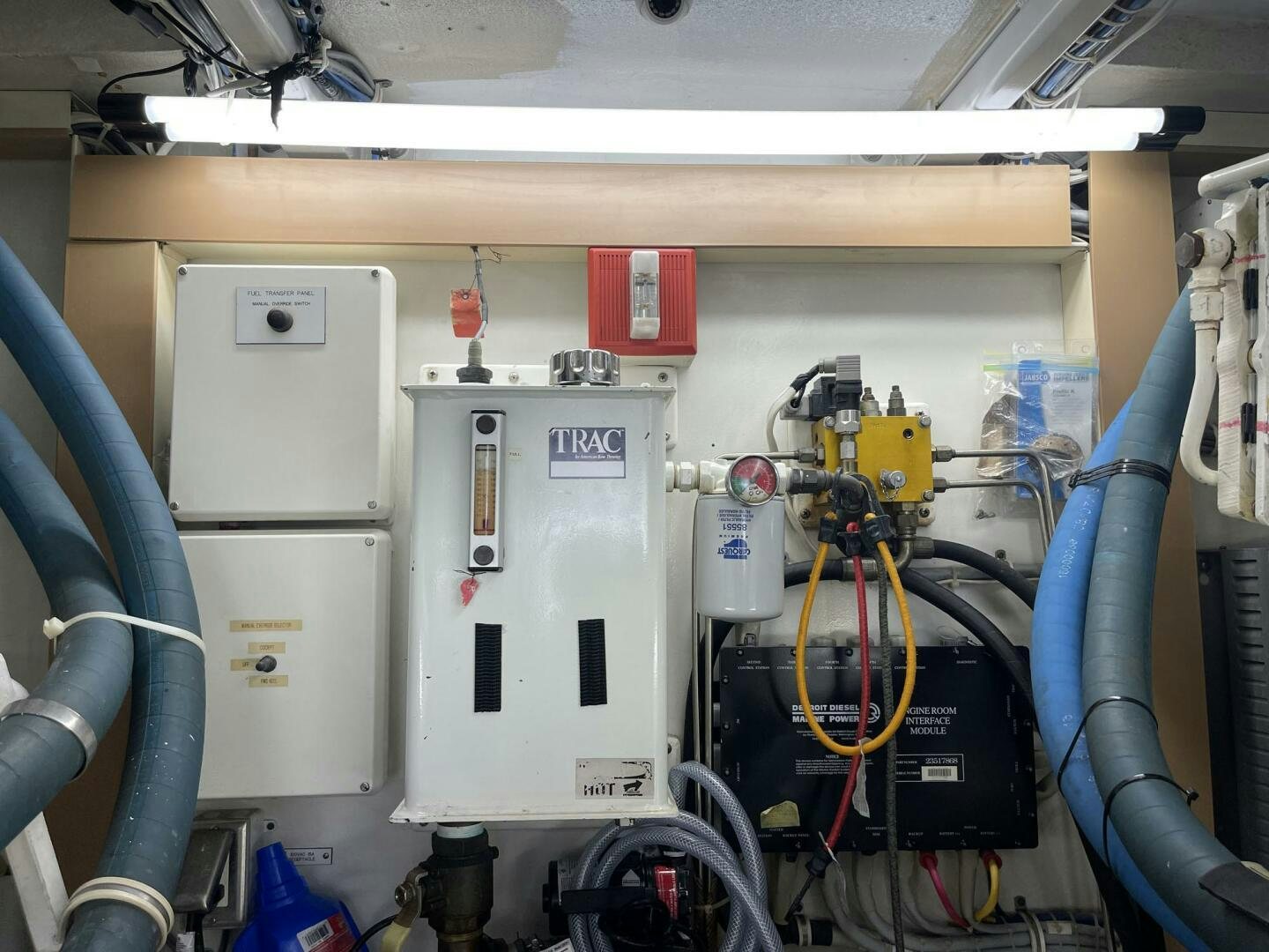 a machine with wires aboard BOATOX Yacht for Sale