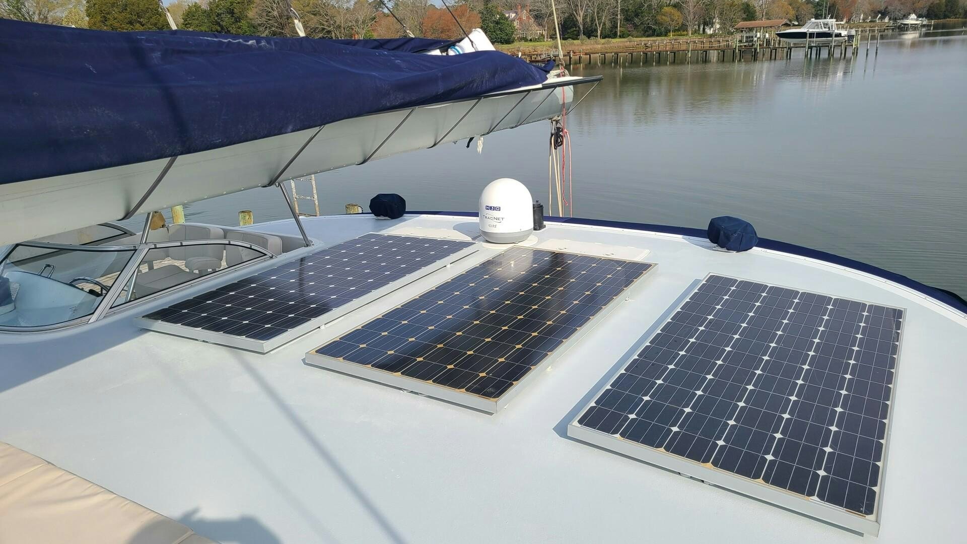 a boat on the water aboard SOVEREIGN Yacht for Sale