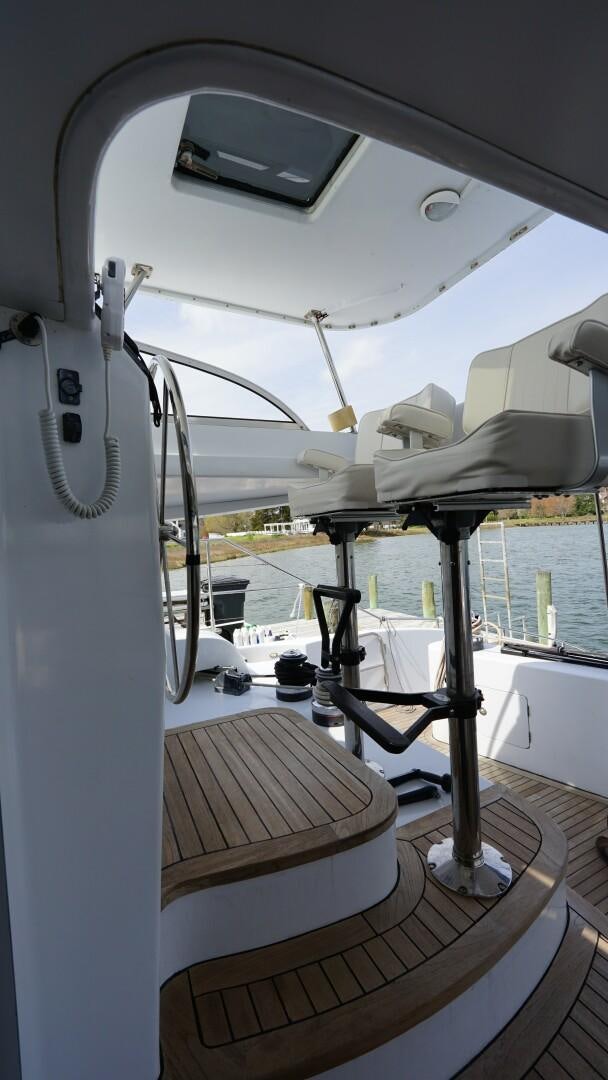 a boat on the water aboard SOVEREIGN Yacht for Sale