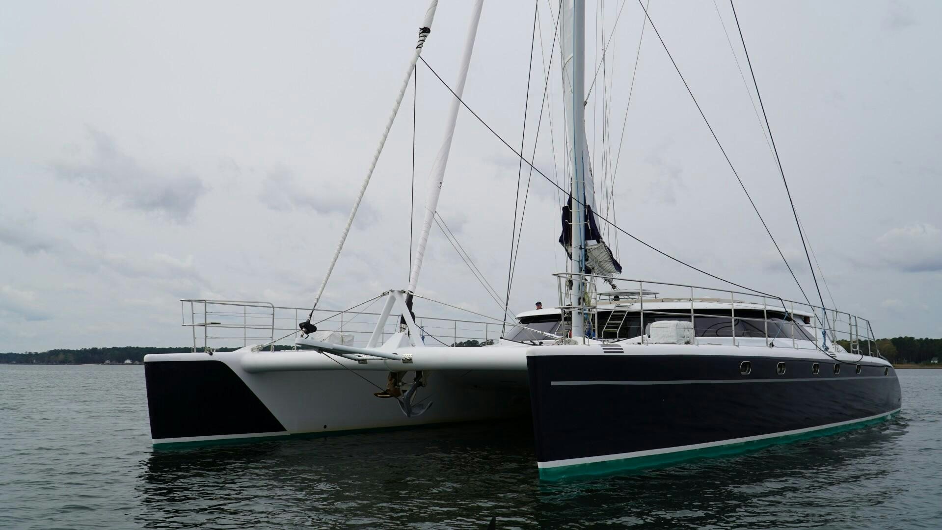 a boat on the water aboard SOVEREIGN Yacht for Sale