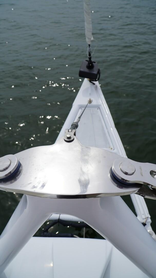 a boat on the water aboard SOVEREIGN Yacht for Sale