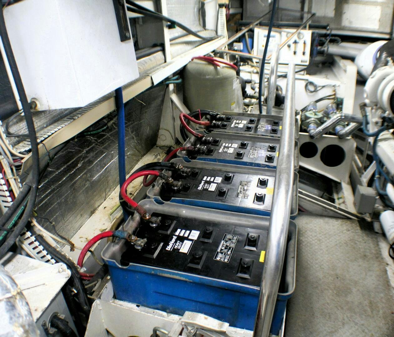 a machine with wires aboard PRICELESS Yacht for Sale