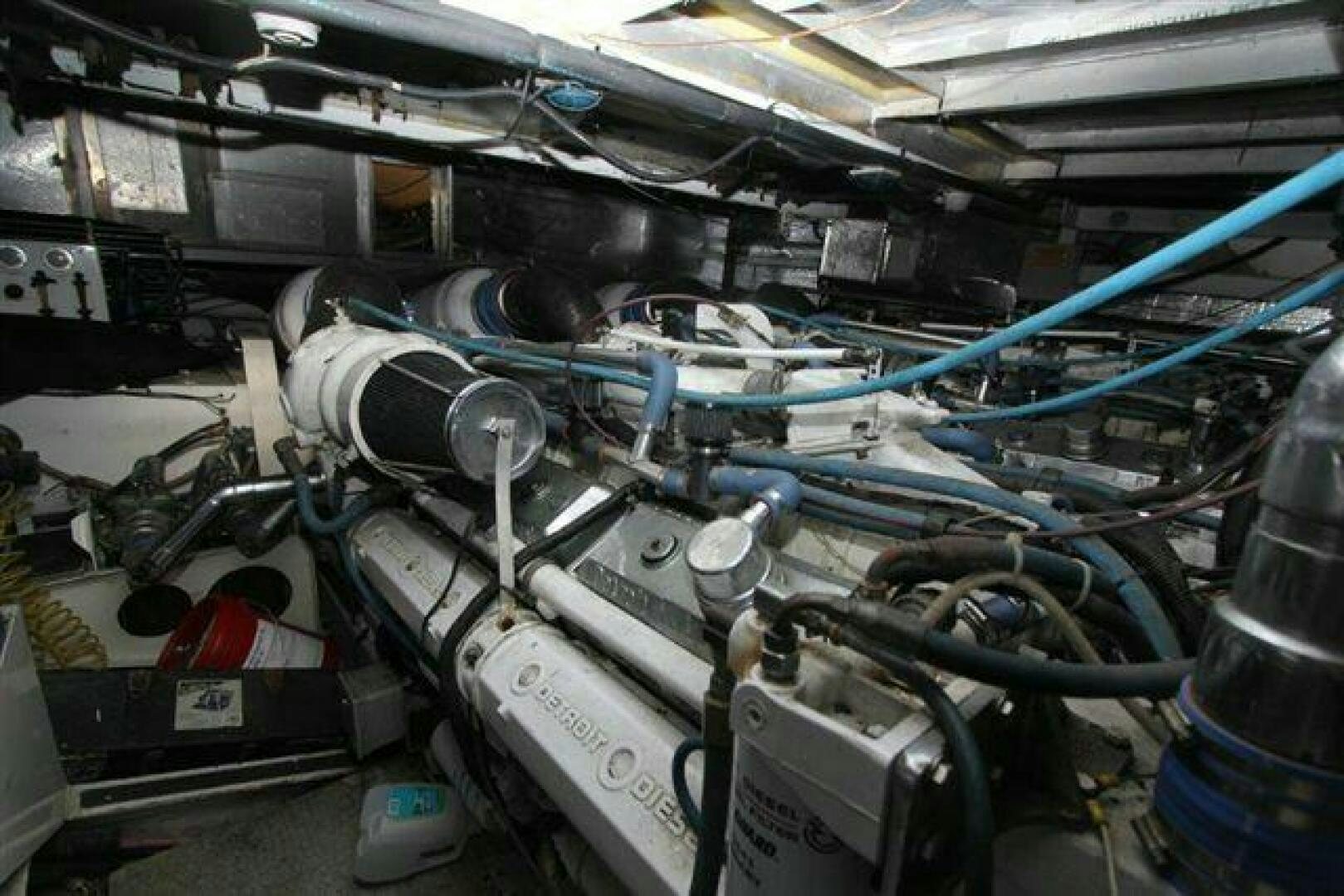 a close-up of a machine aboard PRICELESS Yacht for Sale