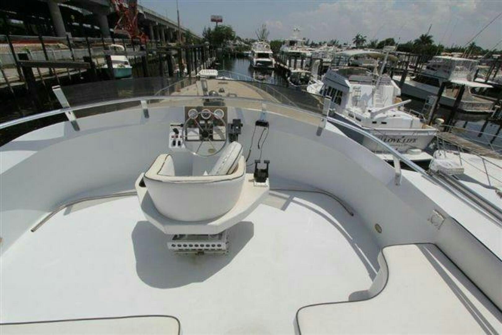 a large white model of a ship aboard PRICELESS Yacht for Sale