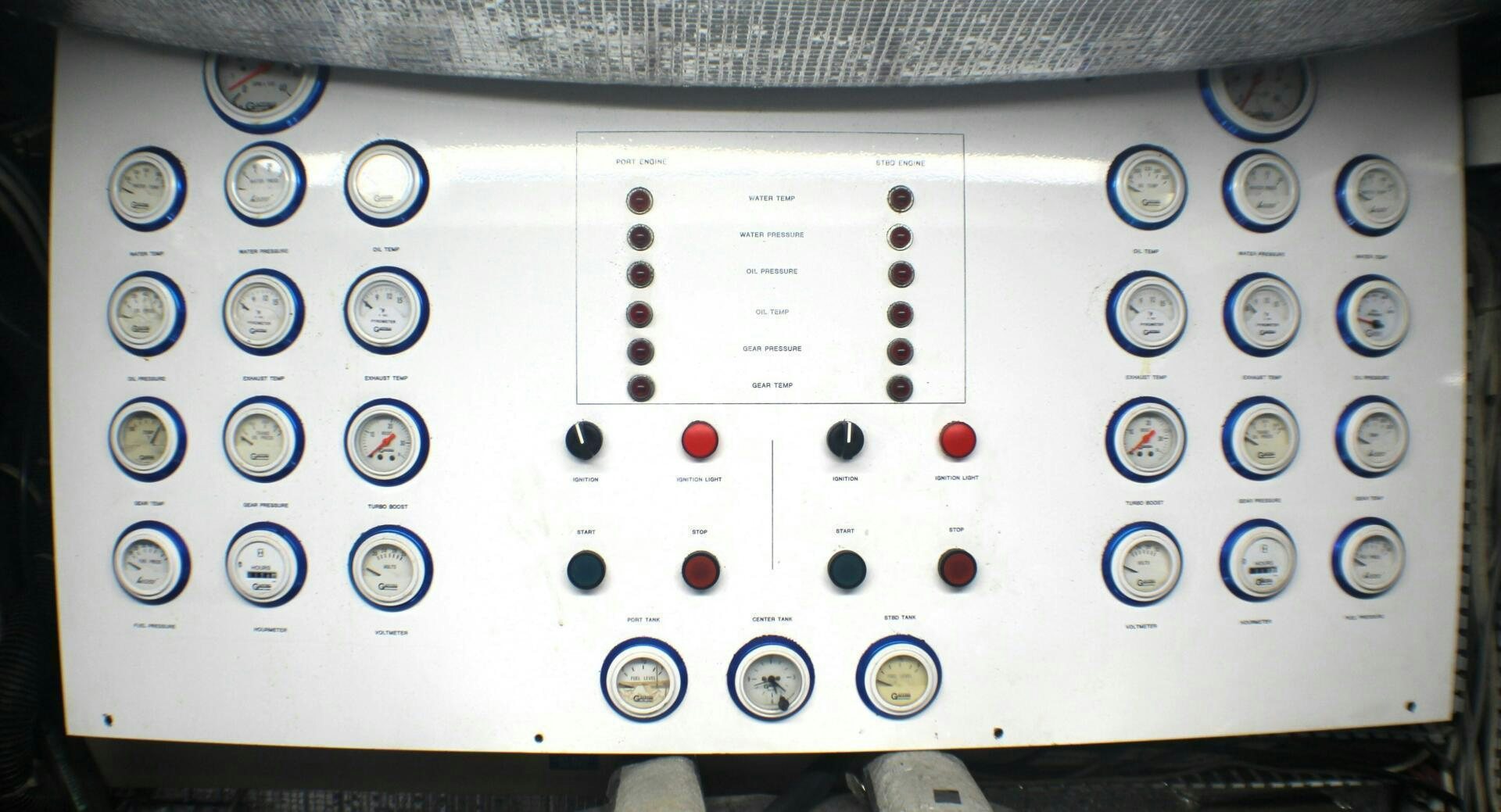 a close-up of a control panel aboard PRICELESS Yacht for Sale