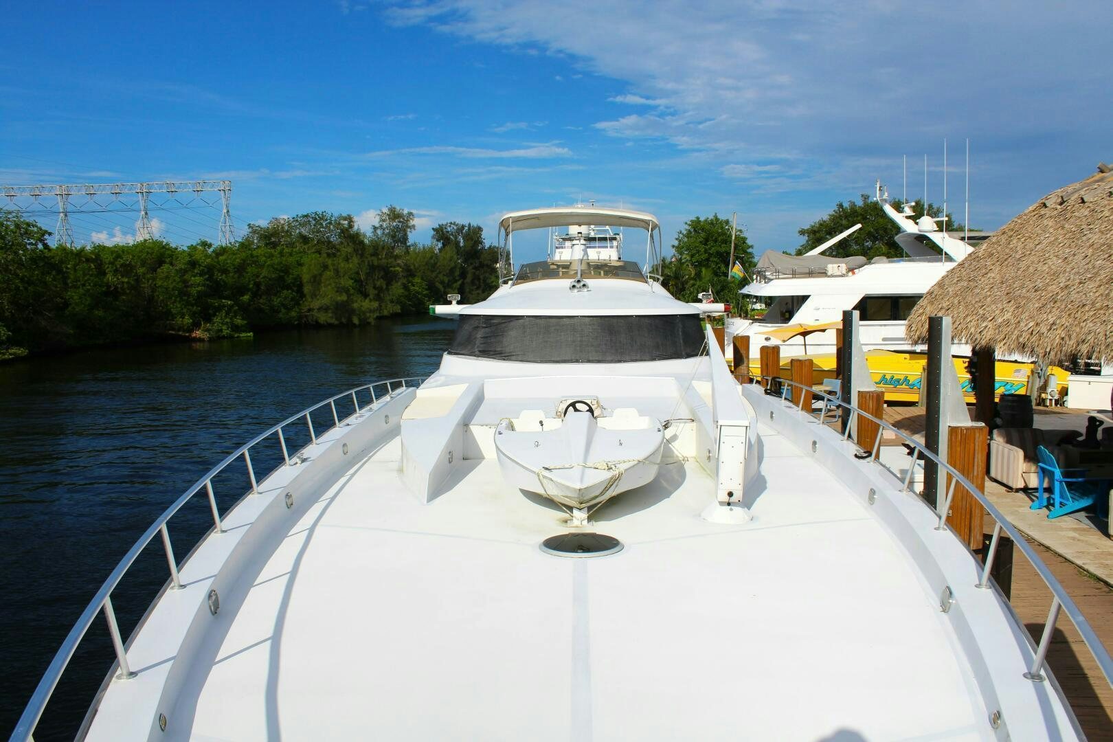 a boat on a body of water aboard PRICELESS Yacht for Sale