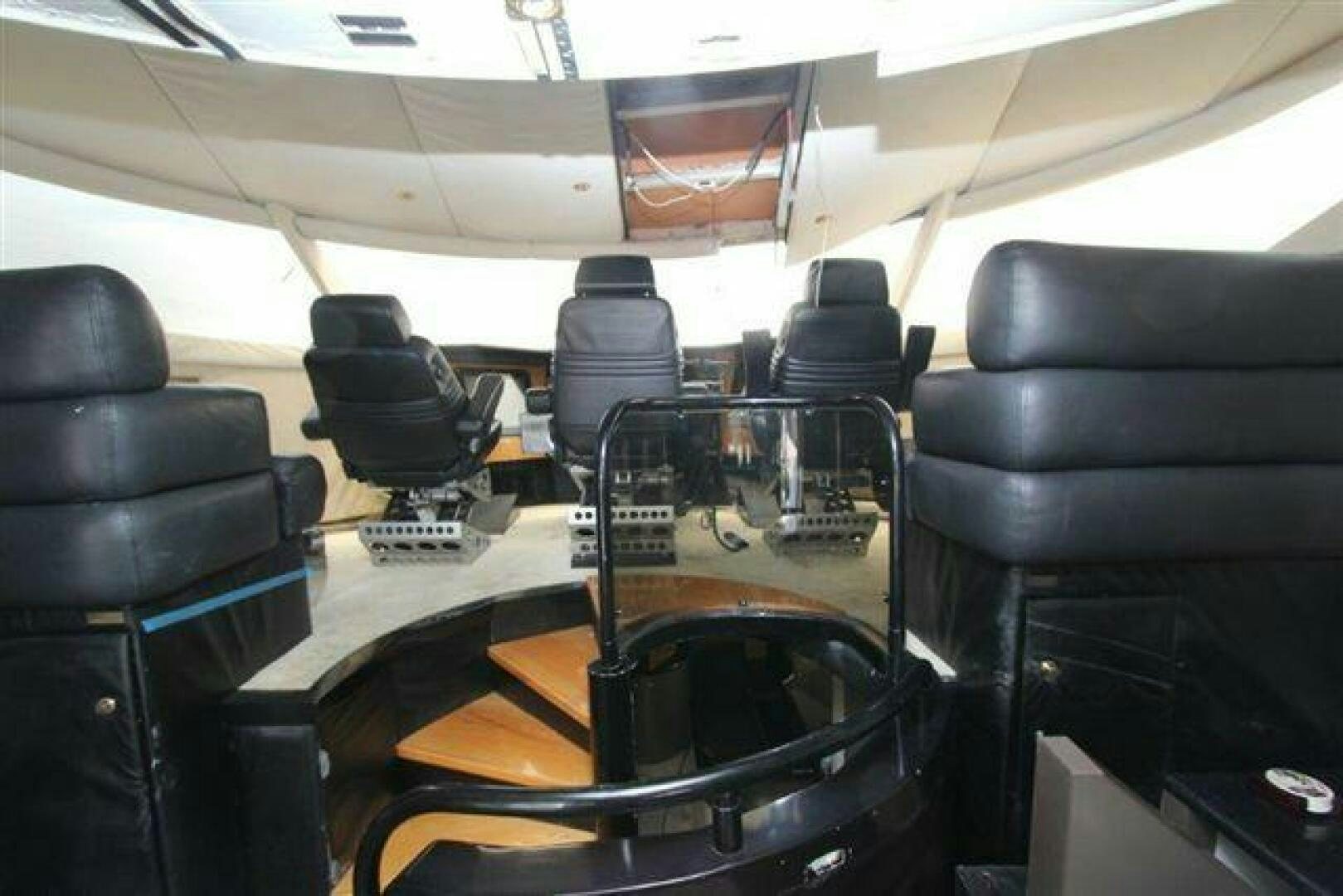 inside of a car aboard PRICELESS Yacht for Sale