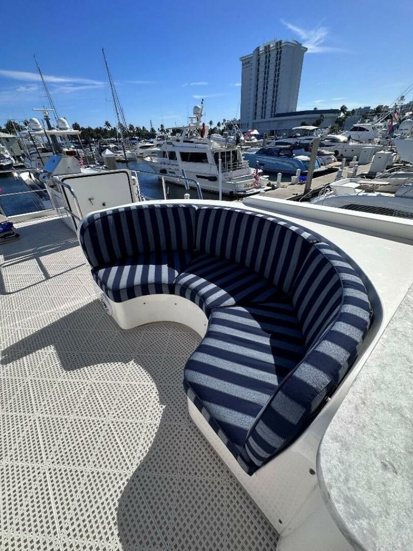 a group of boats on a dock aboard LADY B Yacht for Sale