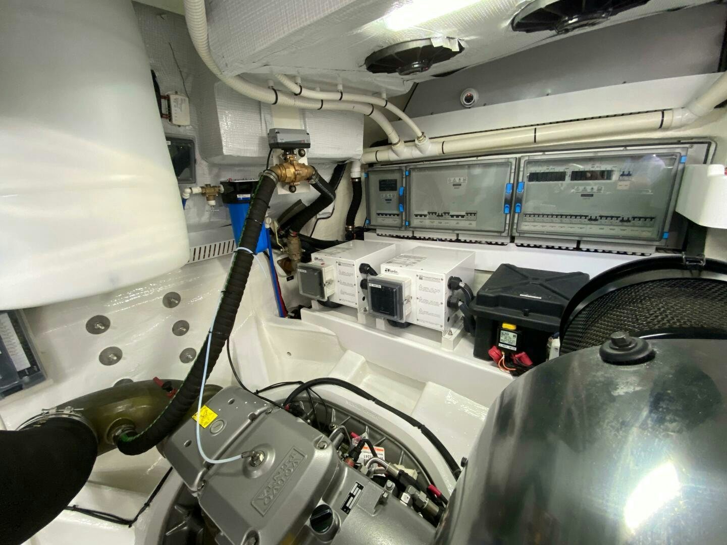 a close-up of a machine aboard WHIRL AWAY Yacht for Sale
