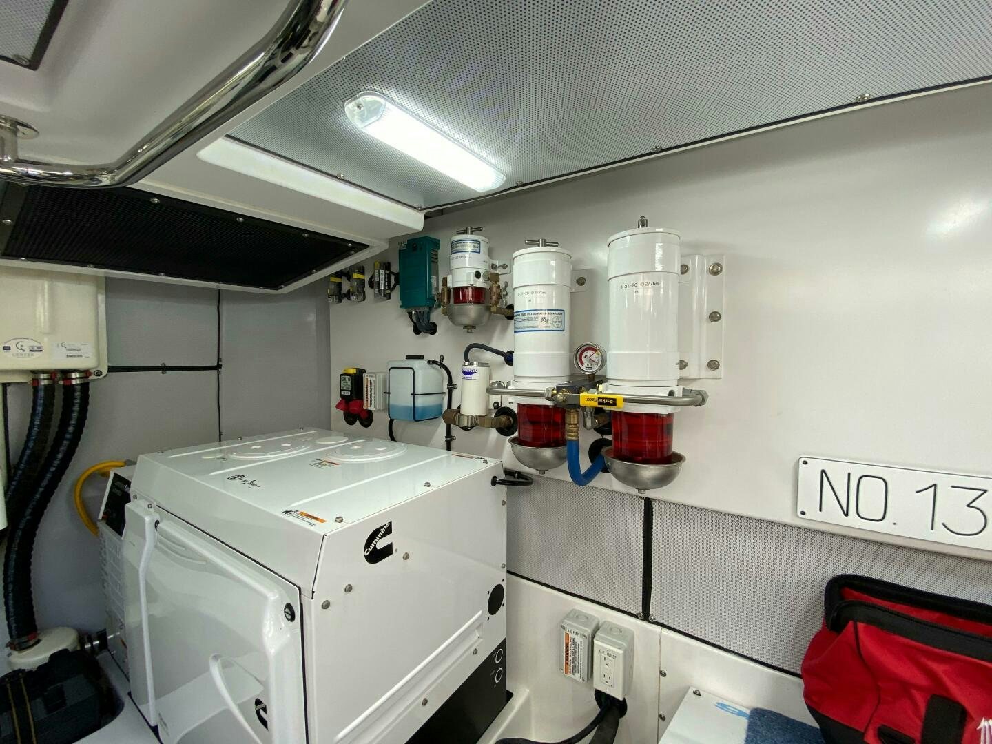 a machine in a room aboard WHIRL AWAY Yacht for Sale