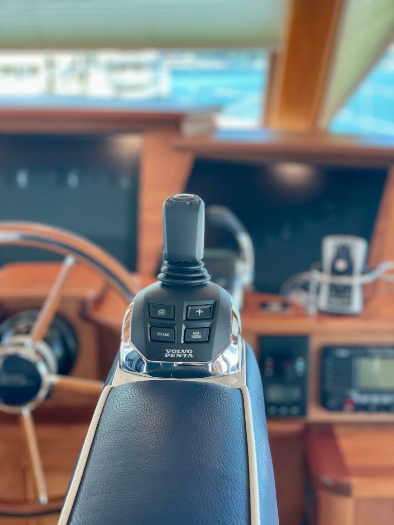 a black and silver object aboard WHIRL AWAY Yacht for Sale