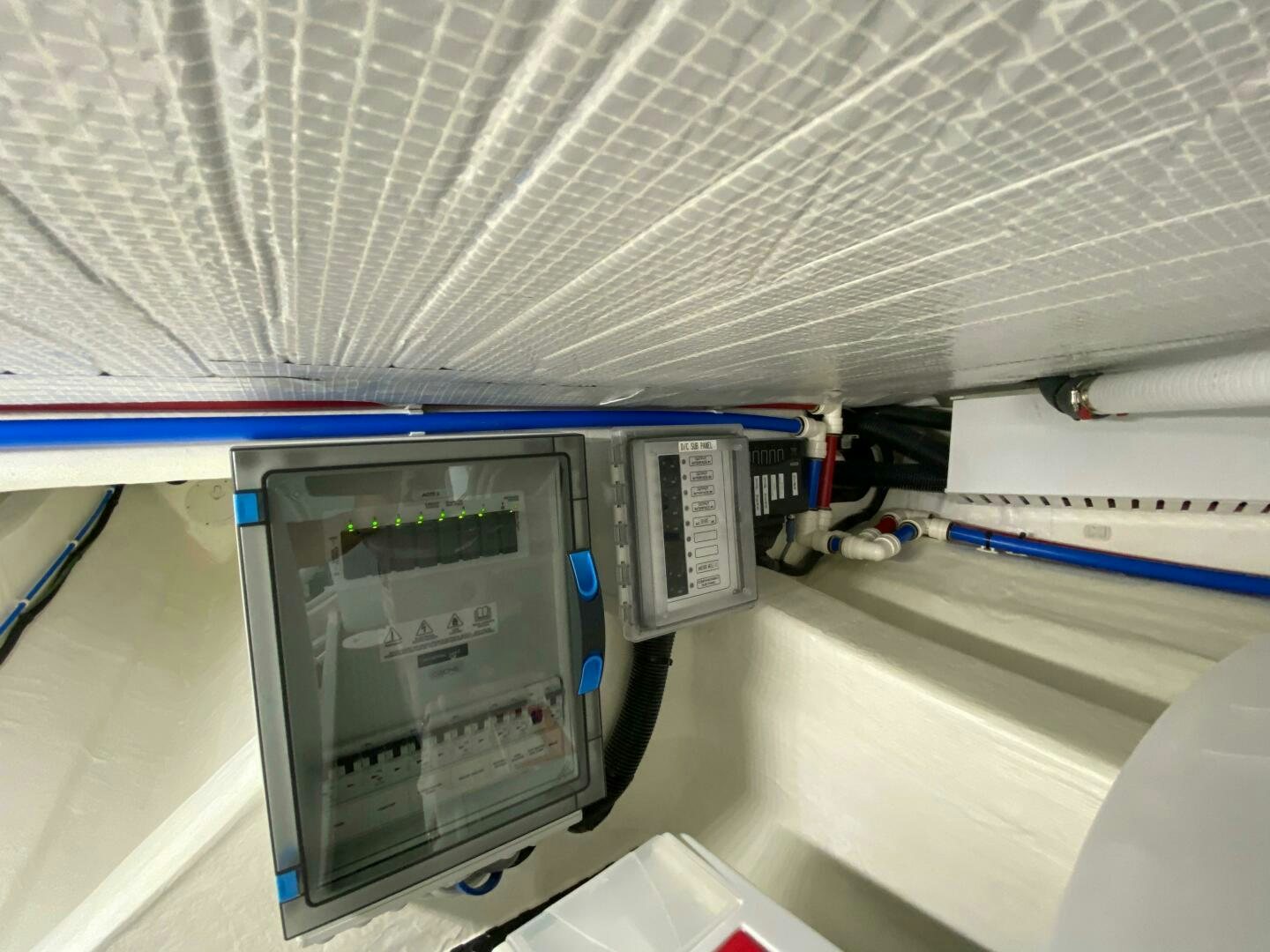 a machine inside a room aboard WHIRL AWAY Yacht for Sale