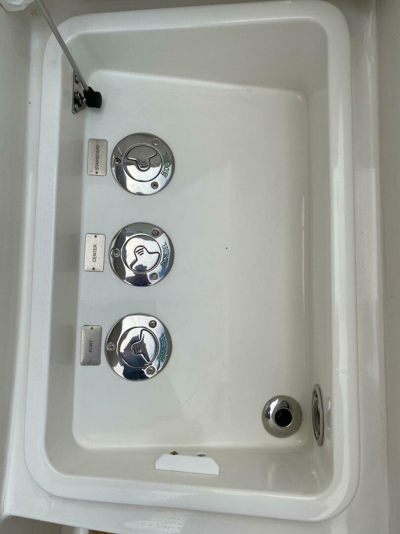 a white rectangular object with buttons aboard WHIRL AWAY Yacht for Sale