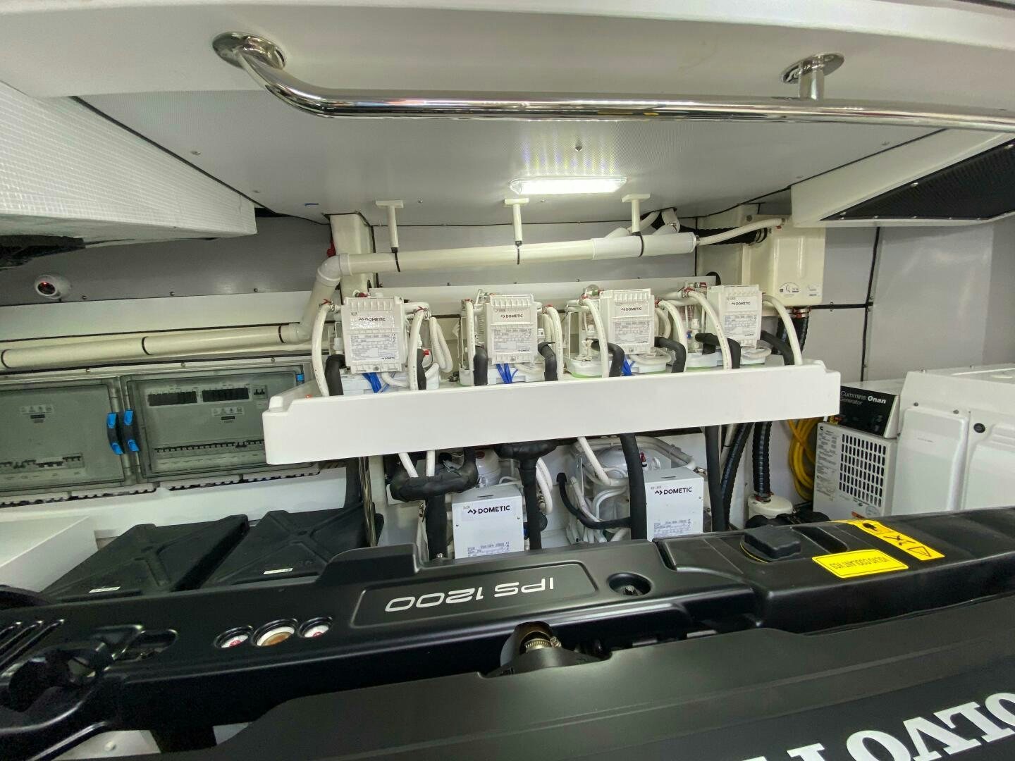 a large room with machines aboard WHIRL AWAY Yacht for Sale