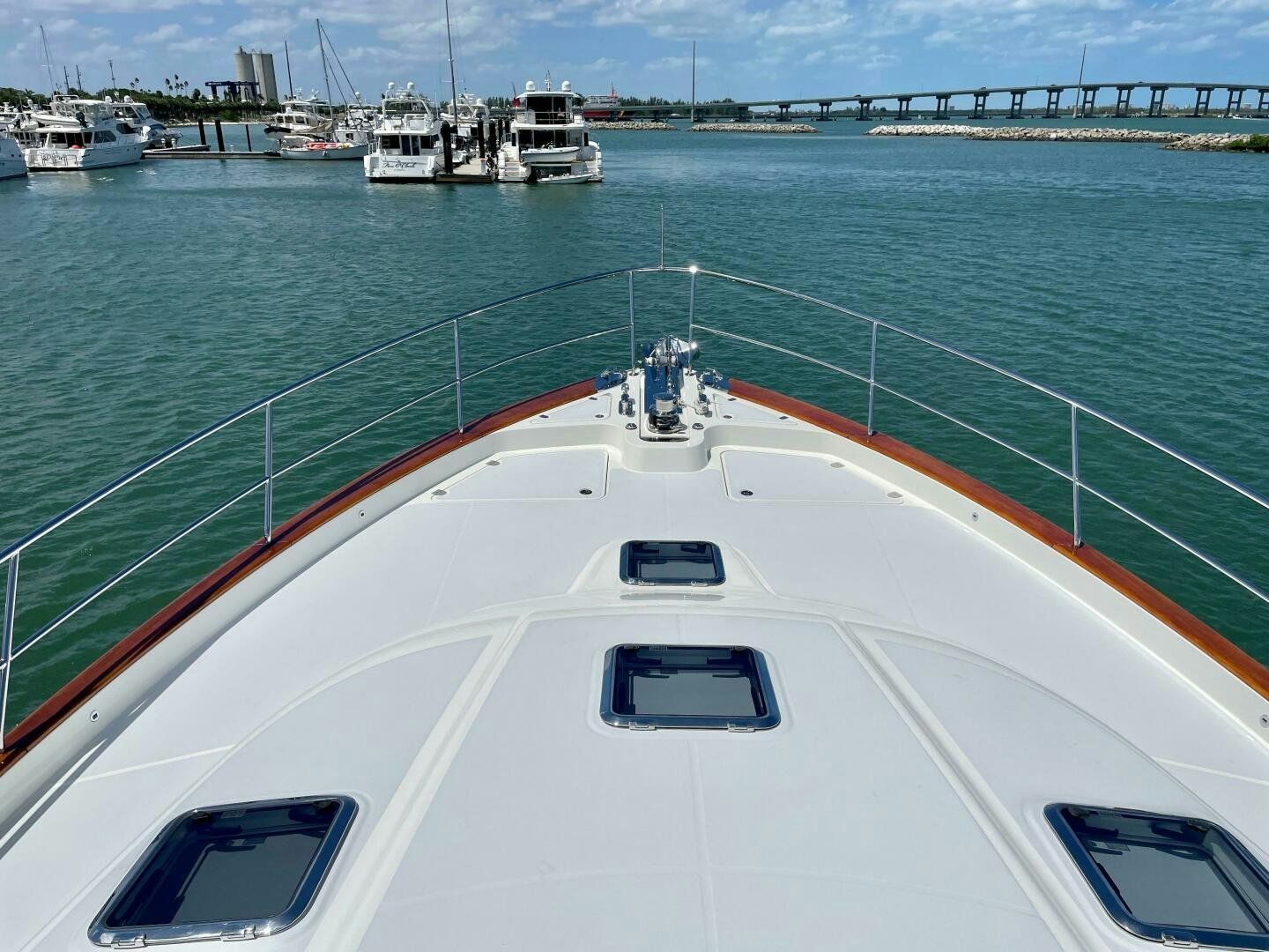 a boat on the water aboard WHIRL AWAY Yacht for Sale