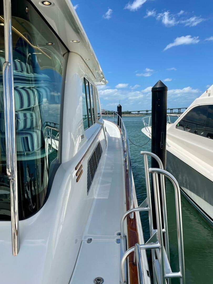 a train on the tracks aboard WHIRL AWAY Yacht for Sale