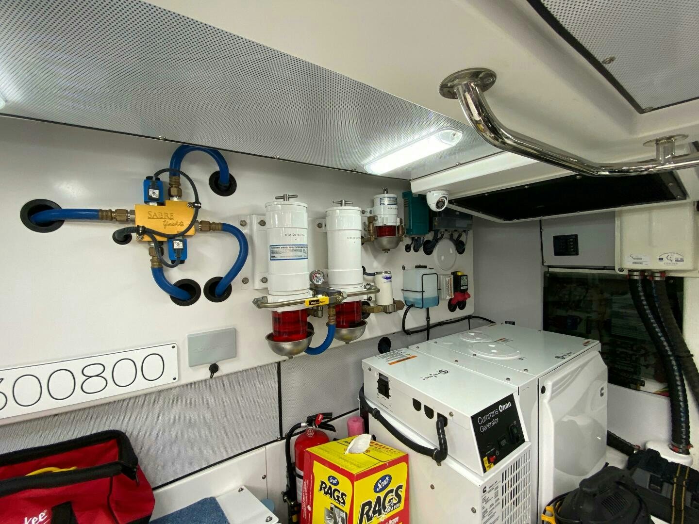 a room with a machine and a machine aboard WHIRL AWAY Yacht for Sale