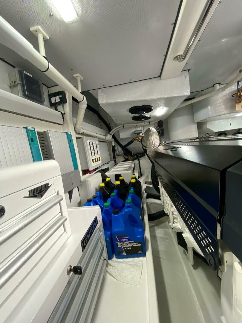 a room with a few machines aboard WHIRL AWAY Yacht for Sale