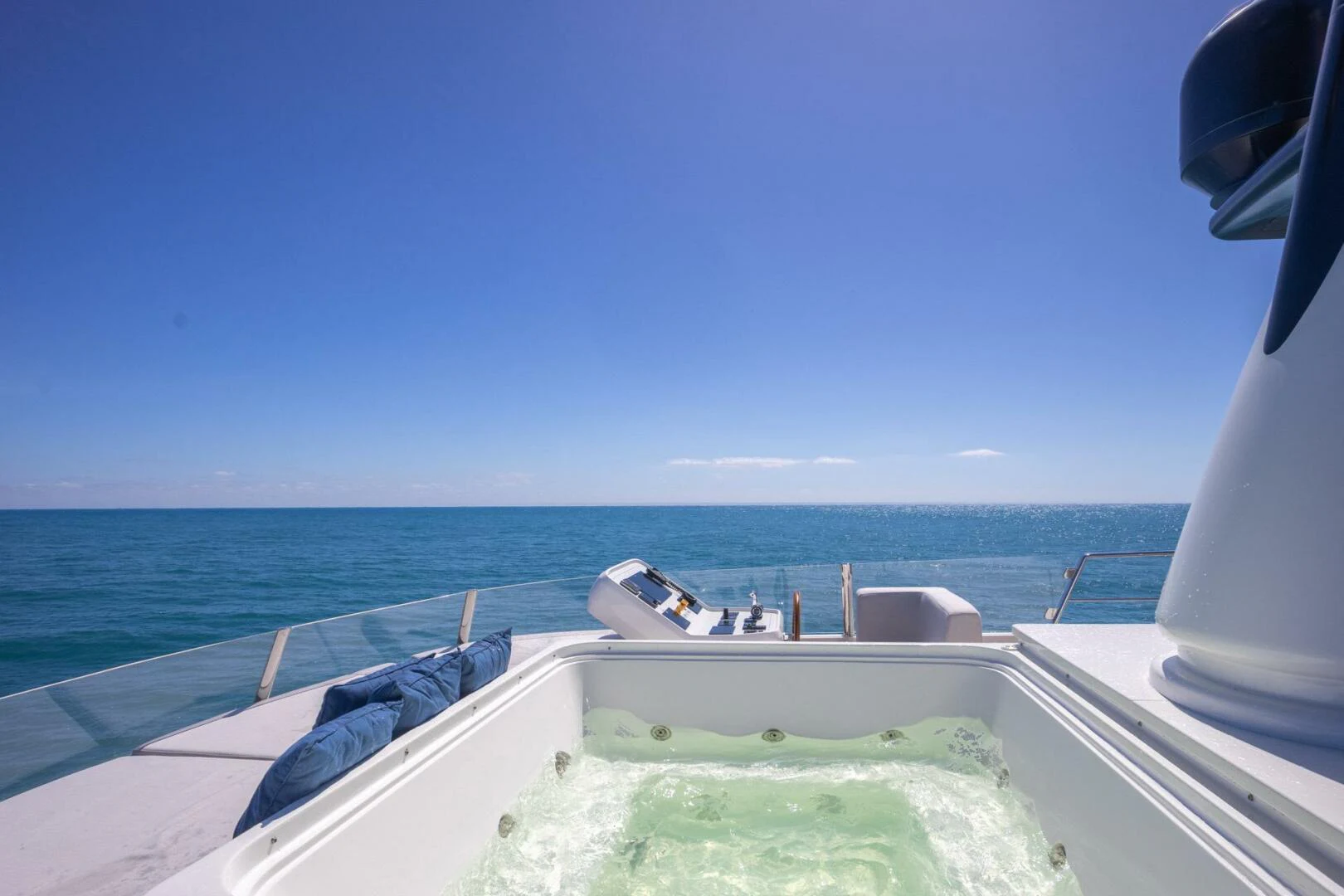 a boat on the water aboard PHOENIX Yacht for Sale