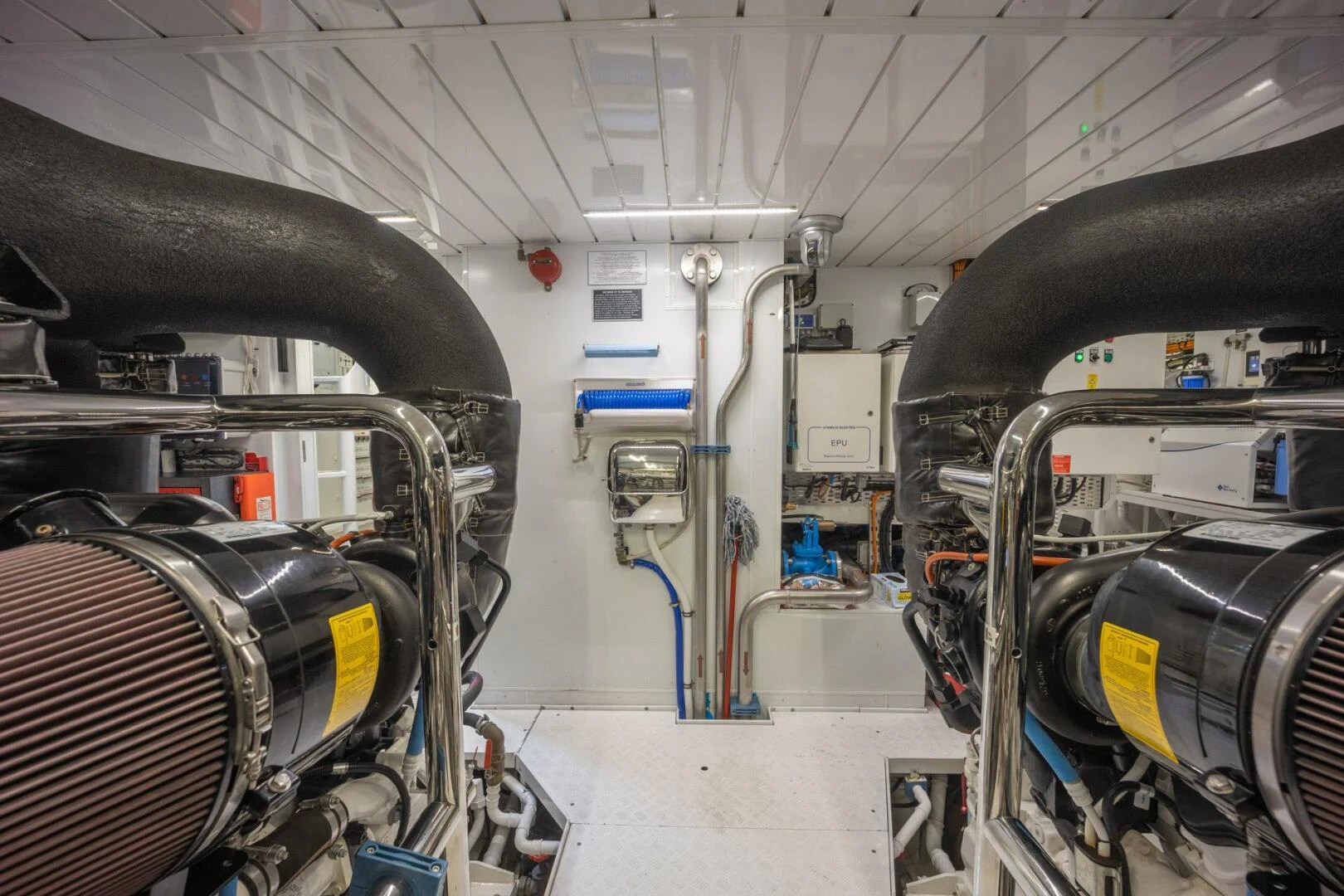 a close-up of a machine aboard PHOENIX Yacht for Sale