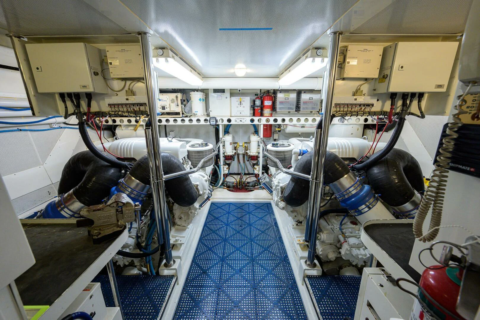 a machine with wires aboard LOST TEXAN Yacht for Sale