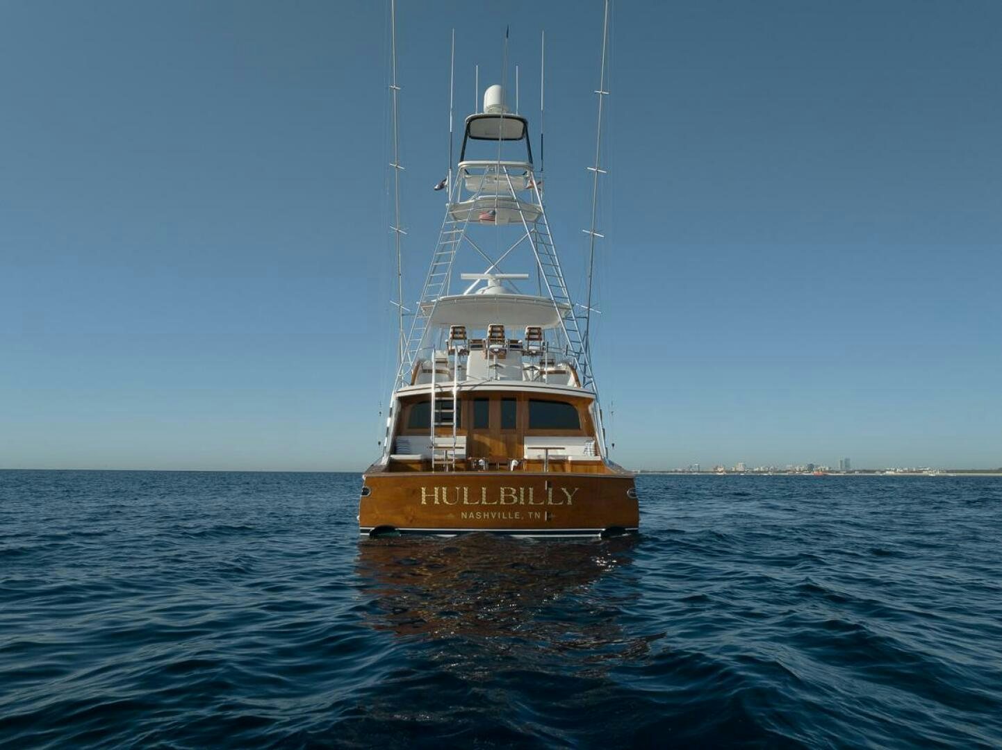 a boat in the water aboard HULLBILLY Yacht for Sale