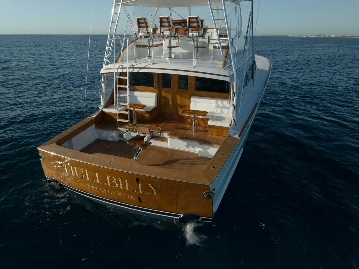 a boat in the water aboard HULLBILLY Yacht for Sale