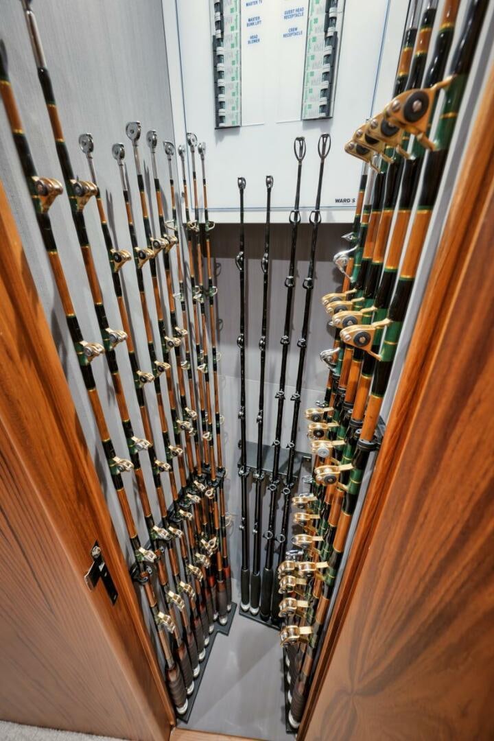 a room with many objects aboard HULLBILLY Yacht for Sale